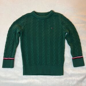 Tommy Hilfiger kids Green Crewneck Sweater Size XS TP/XP‎ (4-5)